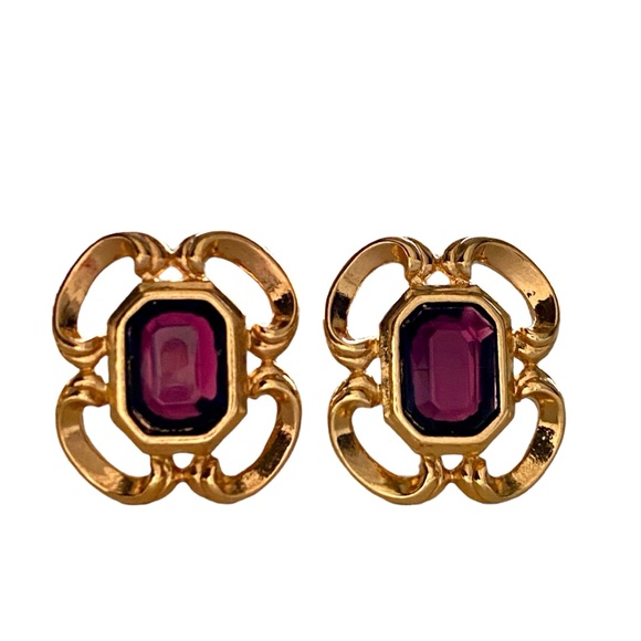 Signed Demi-Elegant Parure Brooch & Earring Set - Picture 4 of 12